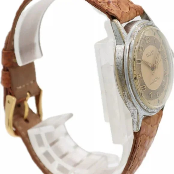 Vintage 30mm Baylor Bullseye 17 Jewel Men display picture 3